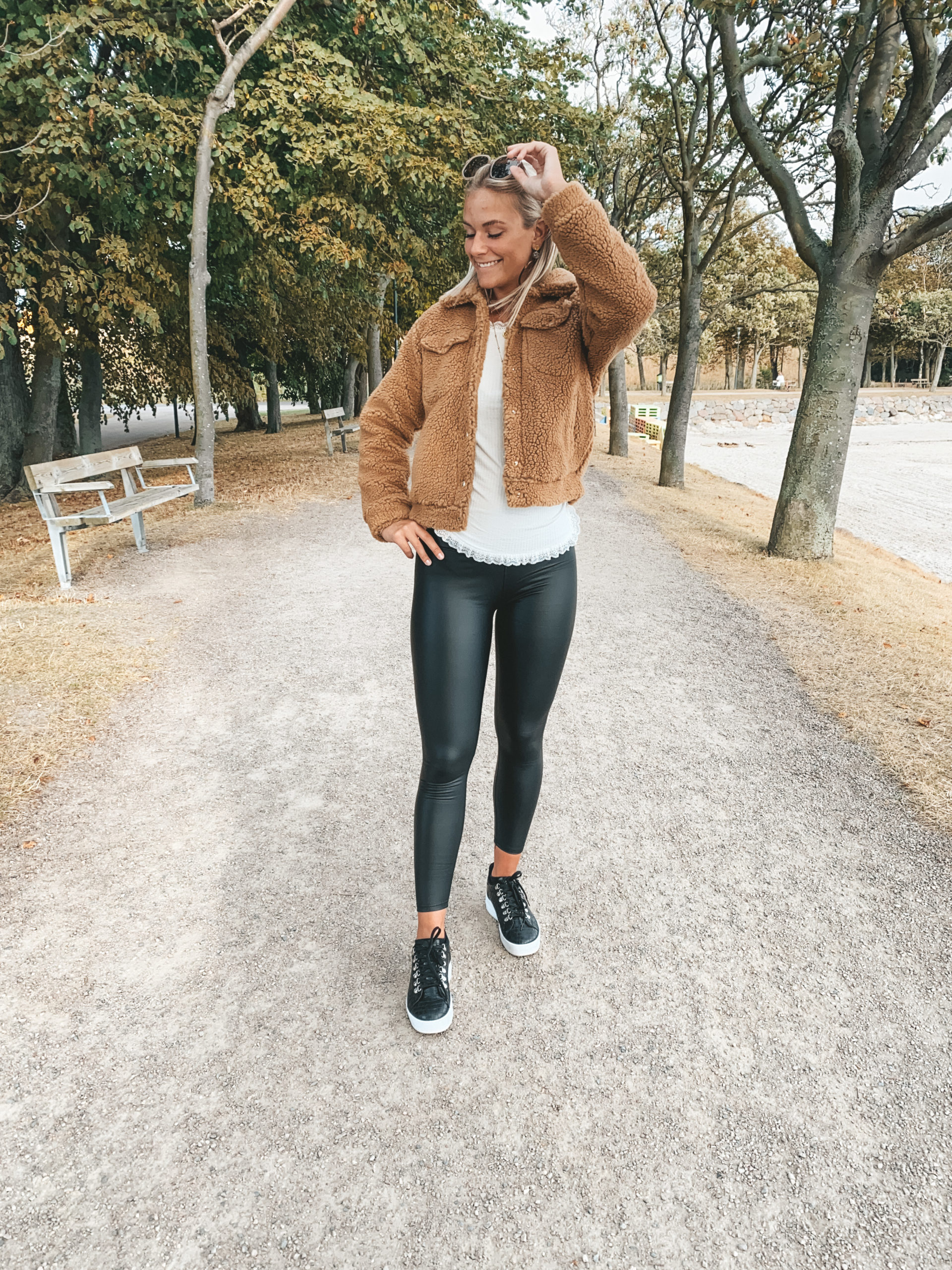 Skinn Tights Svart - Bild 4