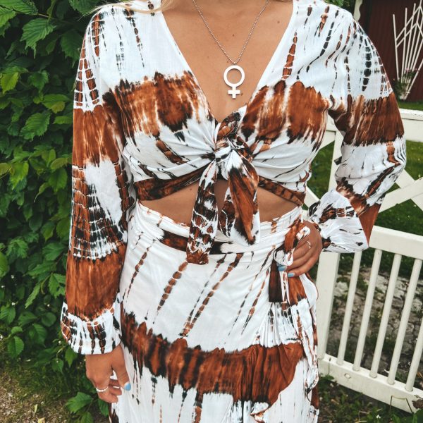 Wrap Top - Tie Dye Batik