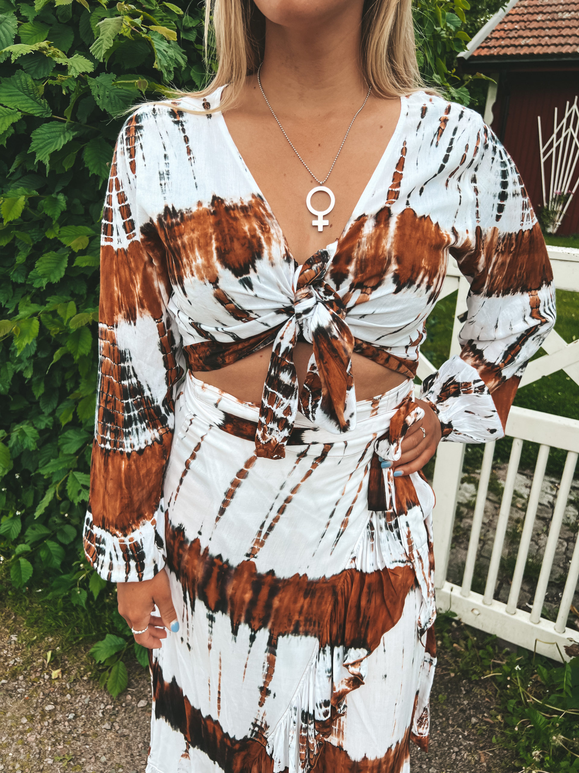 Wrap Top - Tie Dye Batik