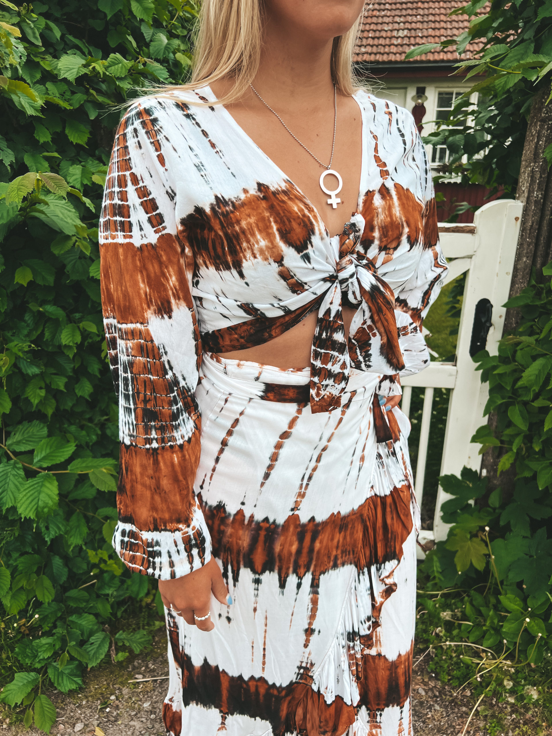 Wrap Top - Tie Dye Batik - Bild 3