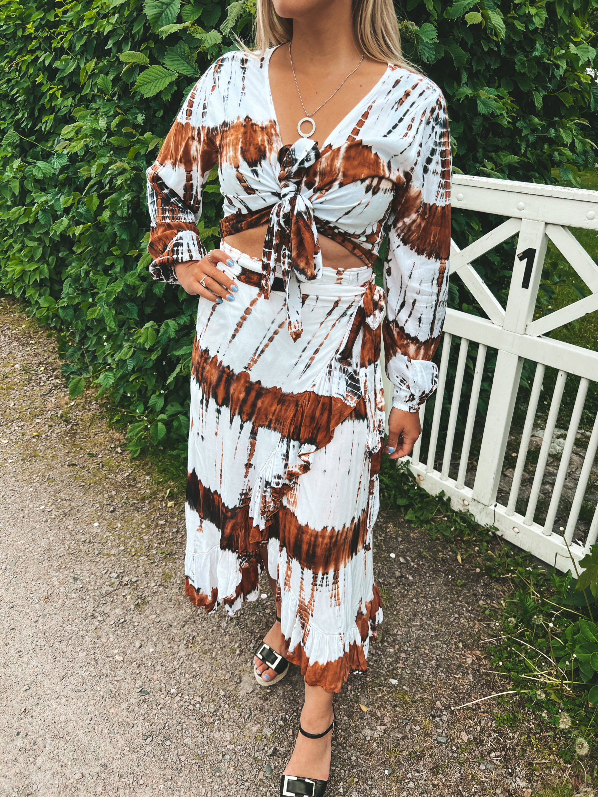 Wrap Top - Tie Dye Batik - Bild 4