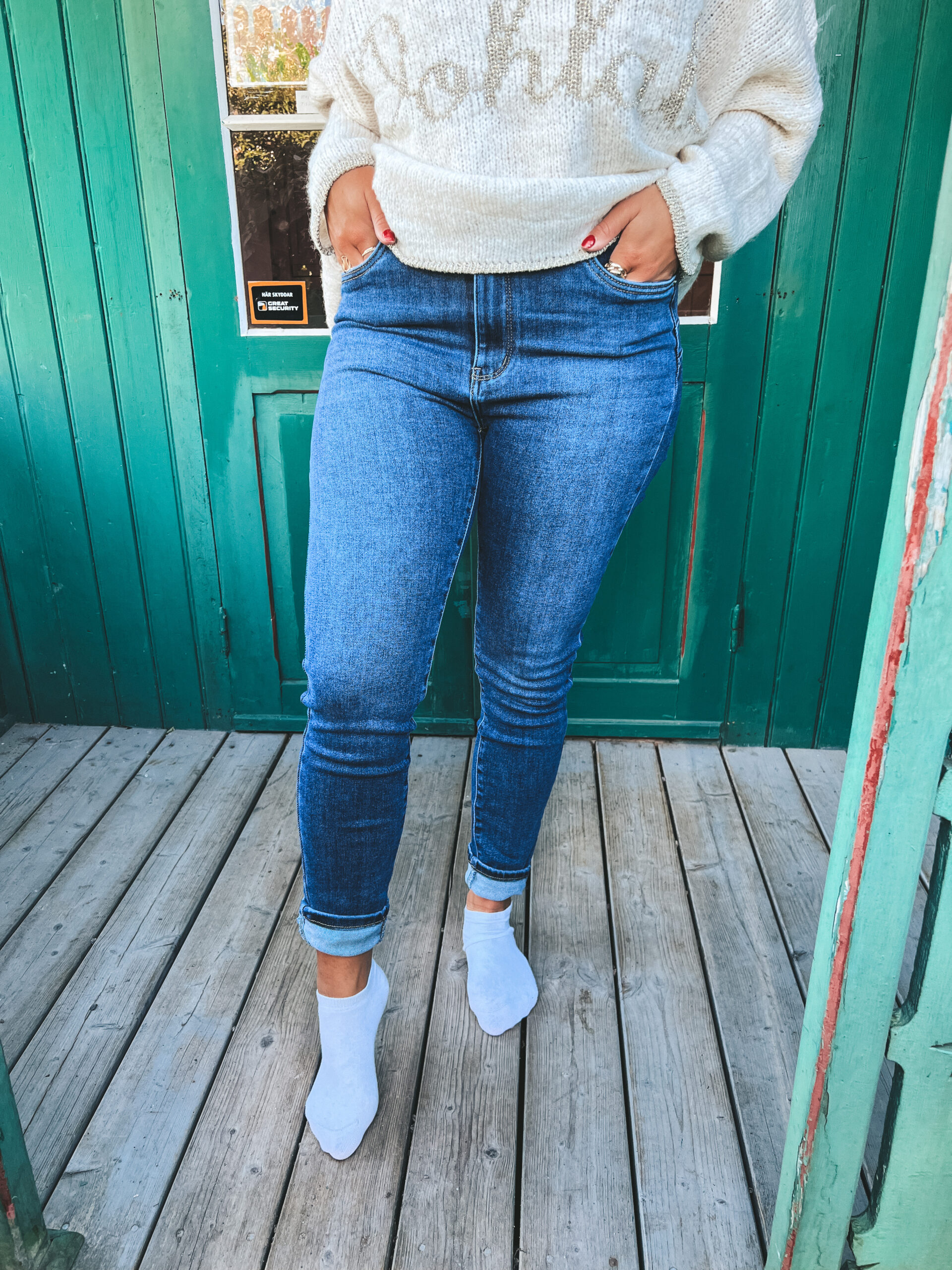 Push-Up Jeans - Dark Wash - Bild 4