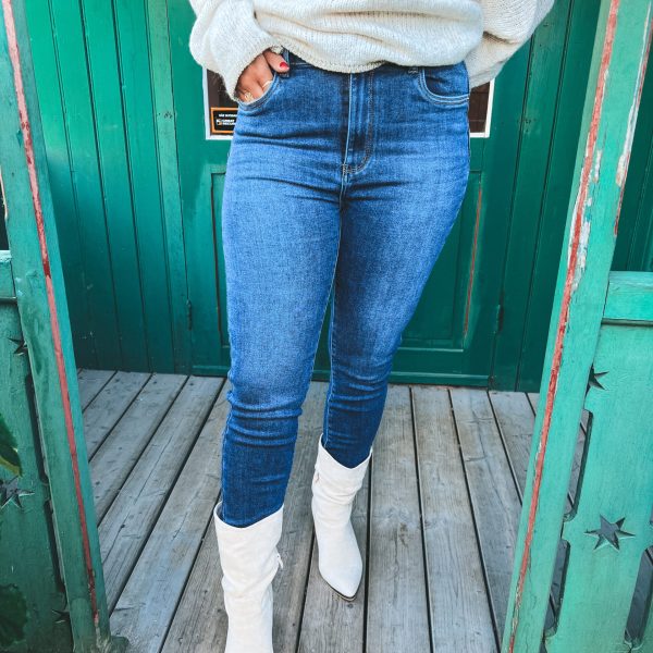 Push-Up Jeans - Dark Wash