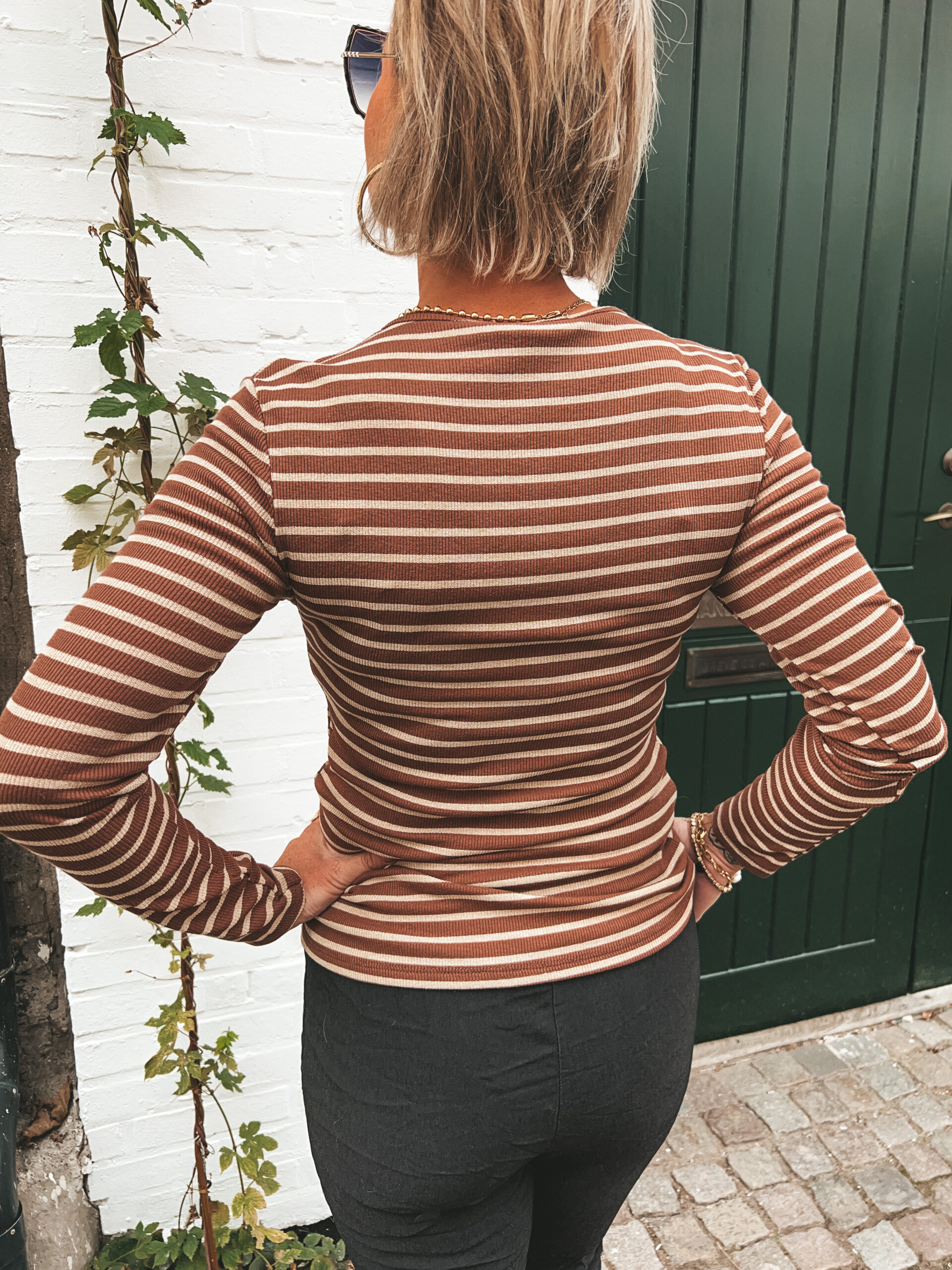 Randig Tröja - Brun/Guld - Bild 7