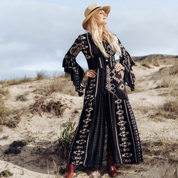 Mandy Inka Dress - Grå - JLB