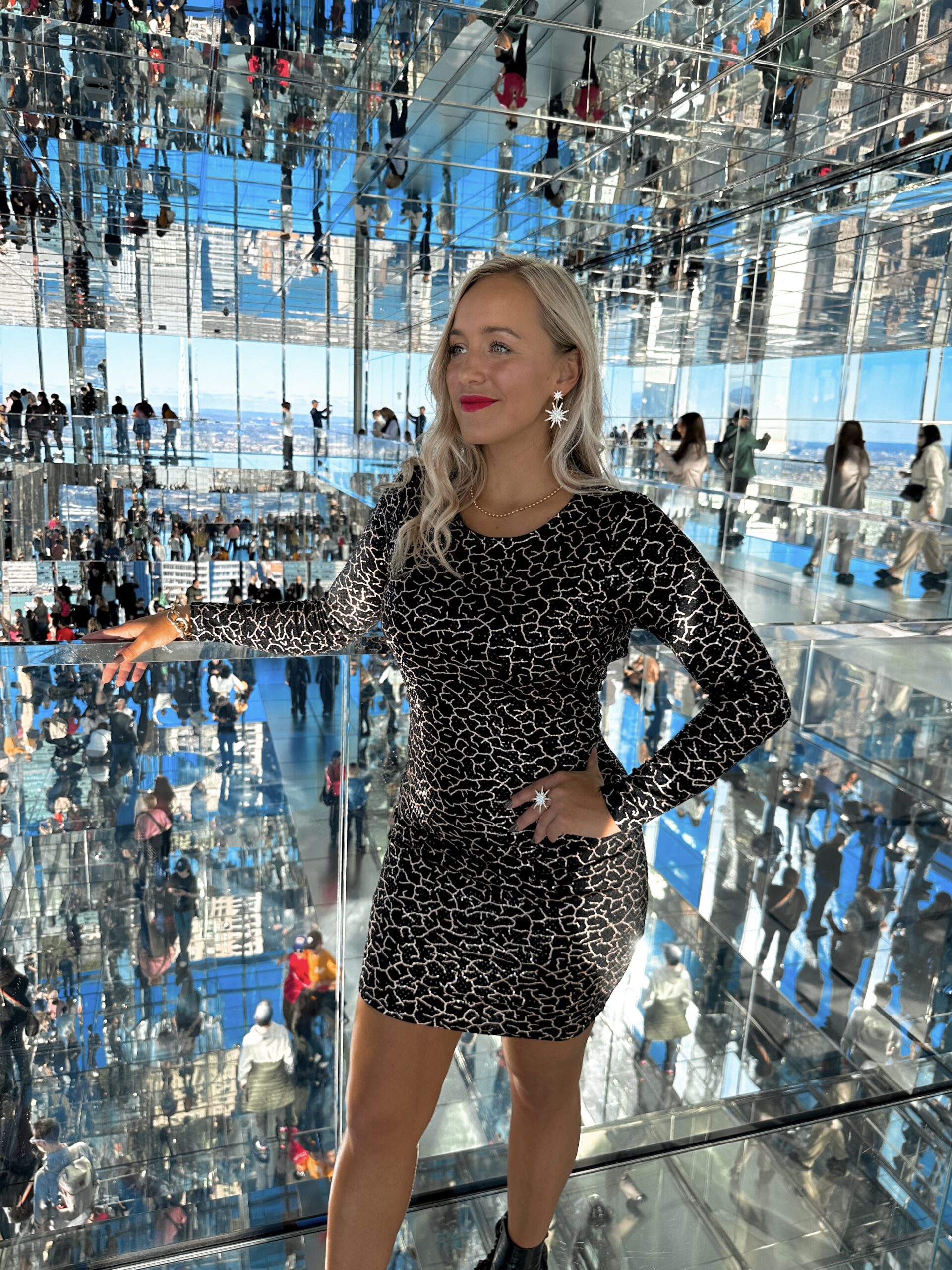 Paljettklänning - Guld/Svart