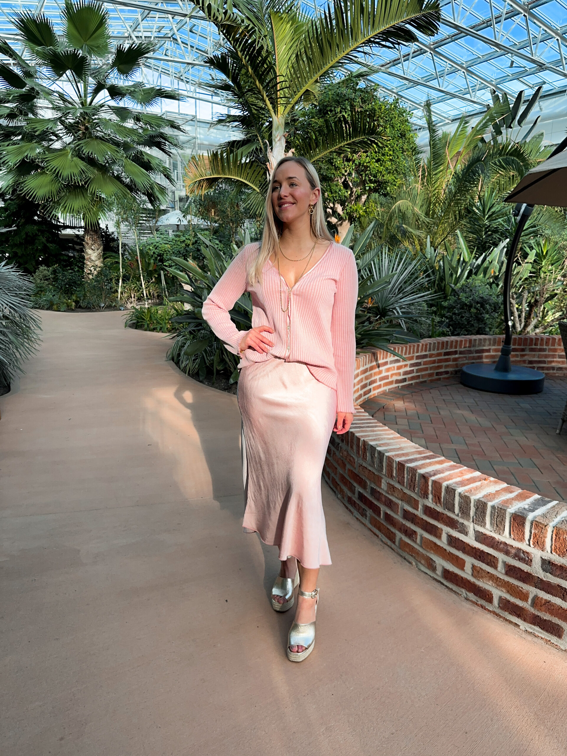 Silkeskjol - Ljusrosa - Bild 2