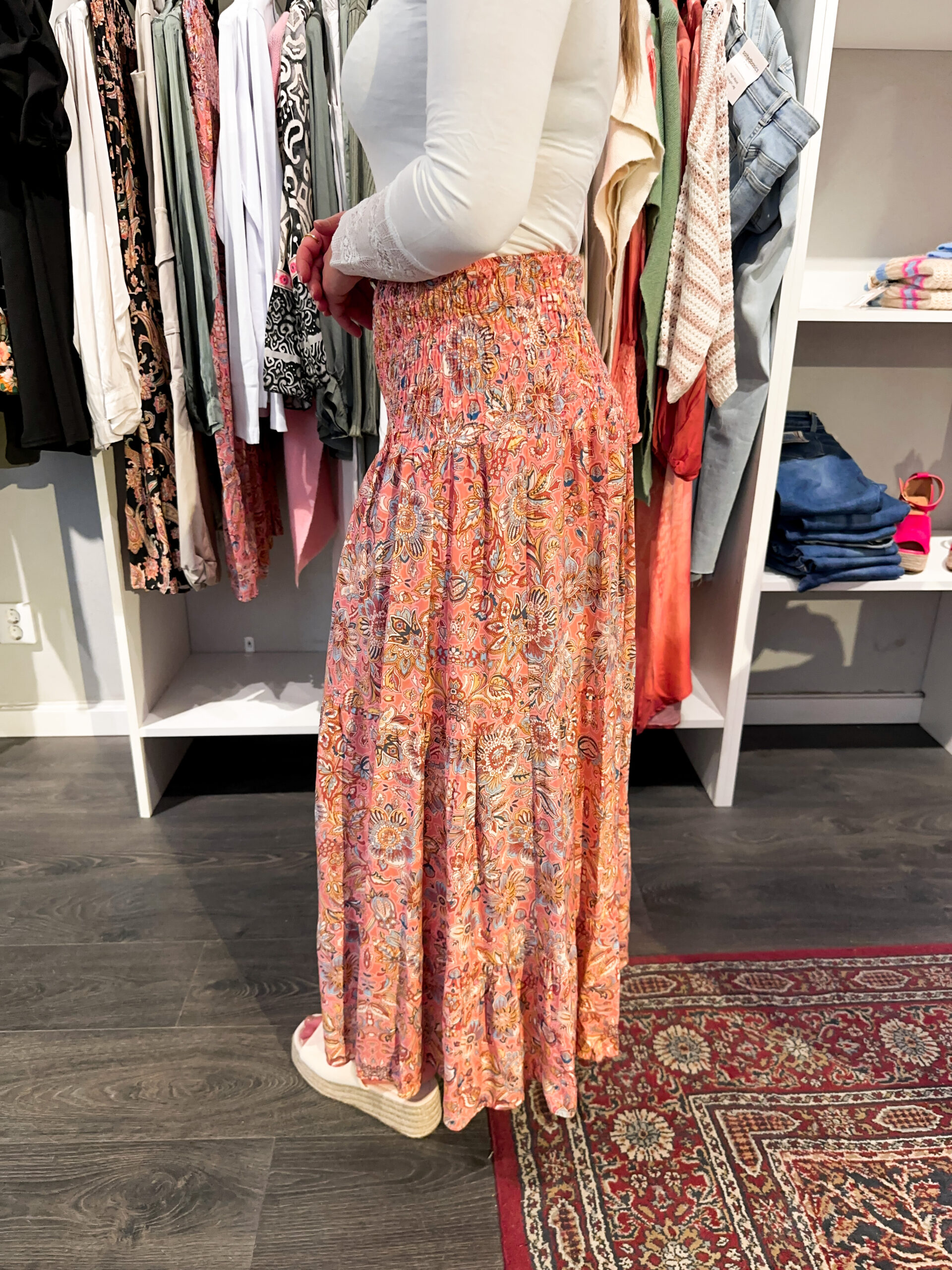 Boho Kjol - Paisley Rosa - Bild 3