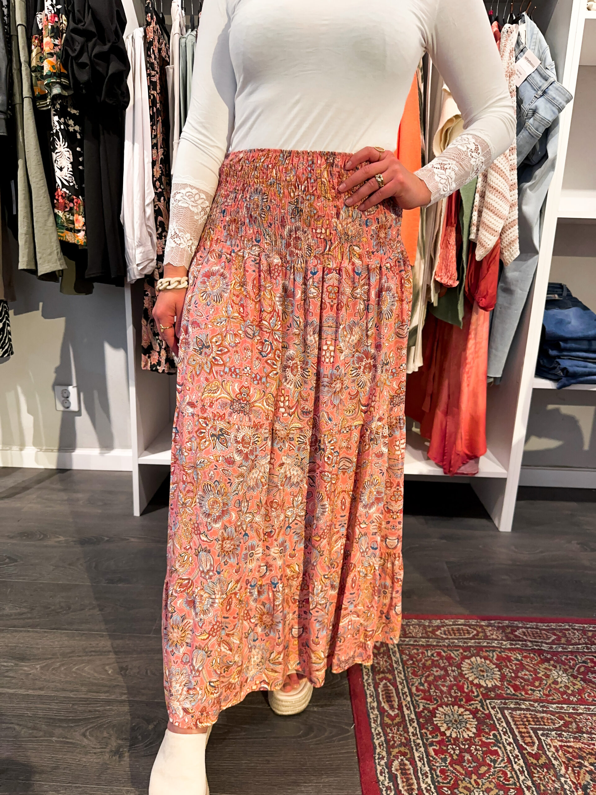 Boho Kjol - Paisley Rosa - Bild 2