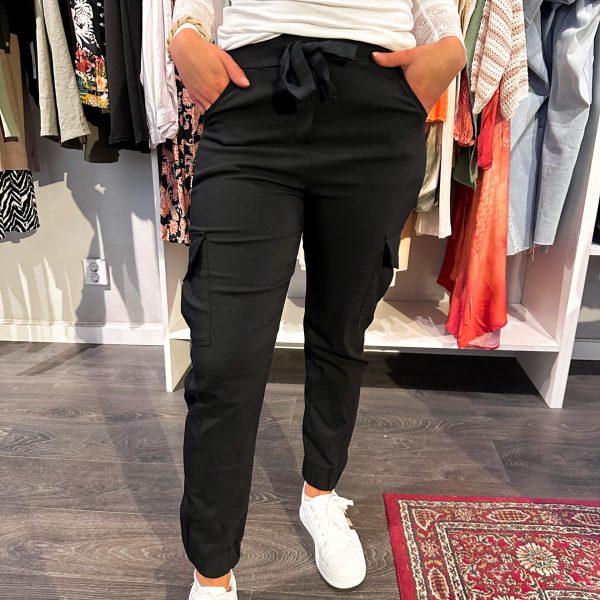 Baggy Cargo Byxa - Svart