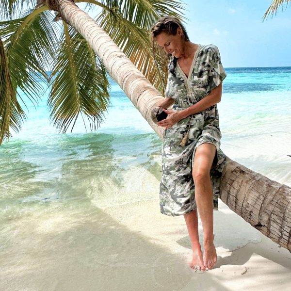 Bomullsklänning - Camo