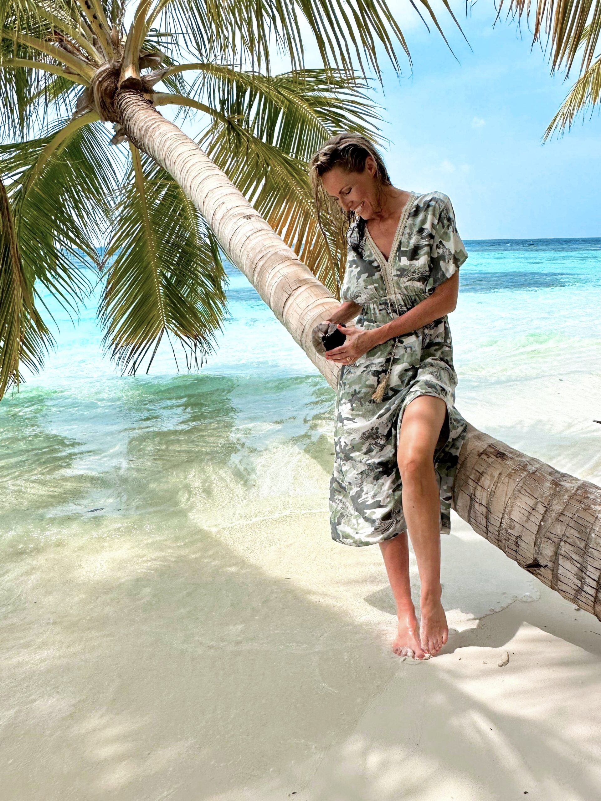 Bomullsklänning - Camo